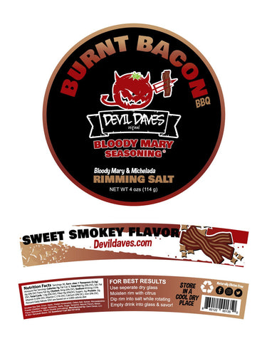 Bloody Mary Rimmer | Burnt Bacon BBQ 4.0 ozs. - The Pepper Pantry (Formerly Marie Sharp's)
